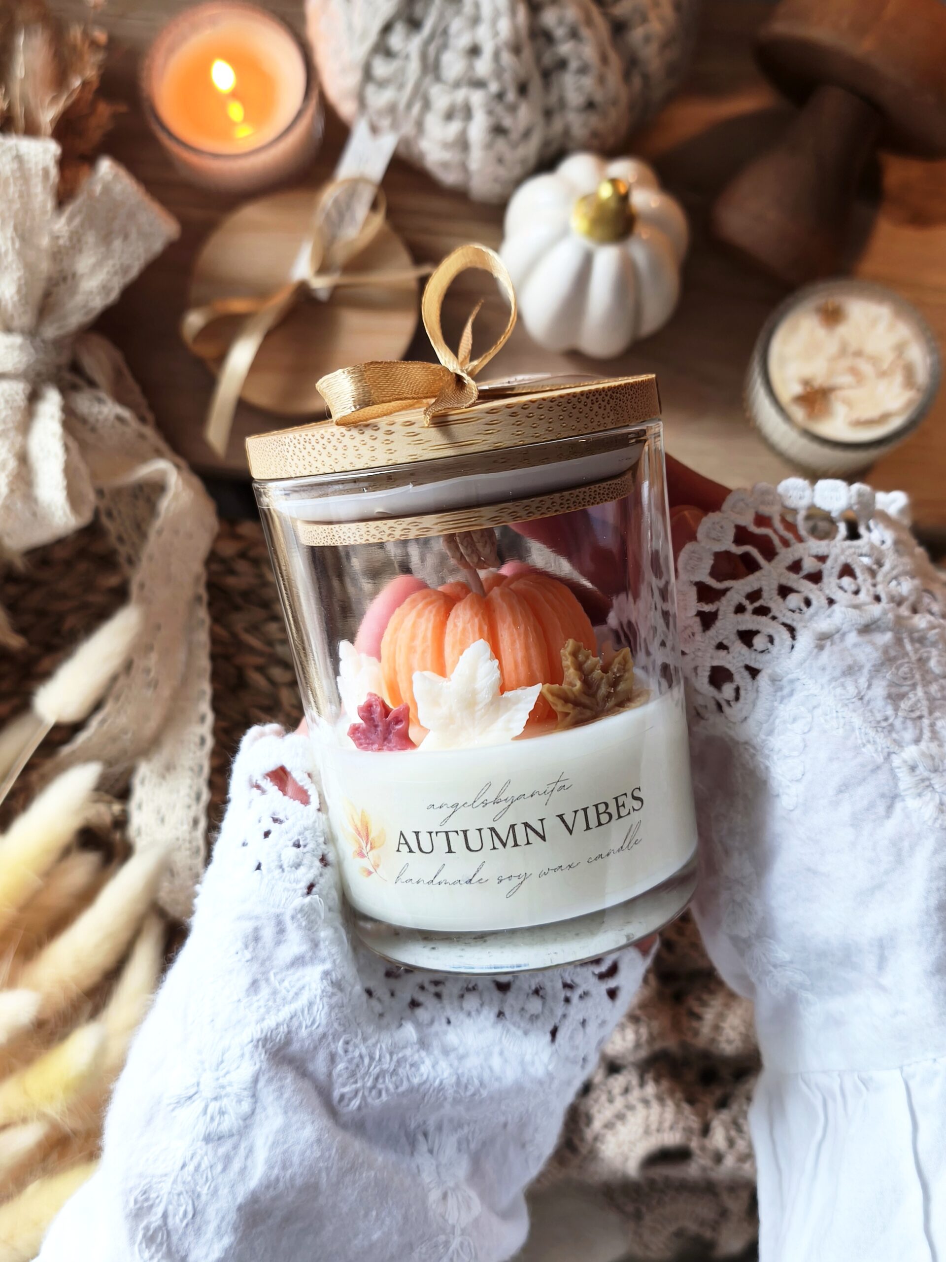 Autumn Vibes pomarańczowa - obrazek 2