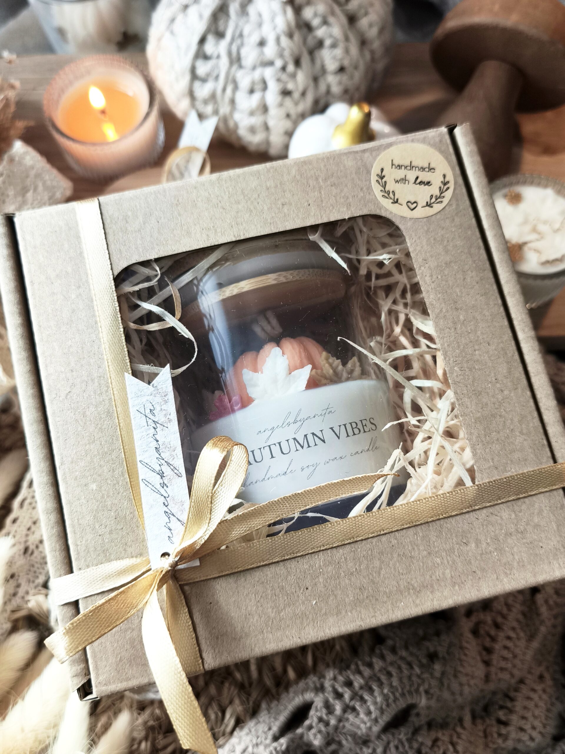 Autumn Vibes pomarańczowa - obrazek 3