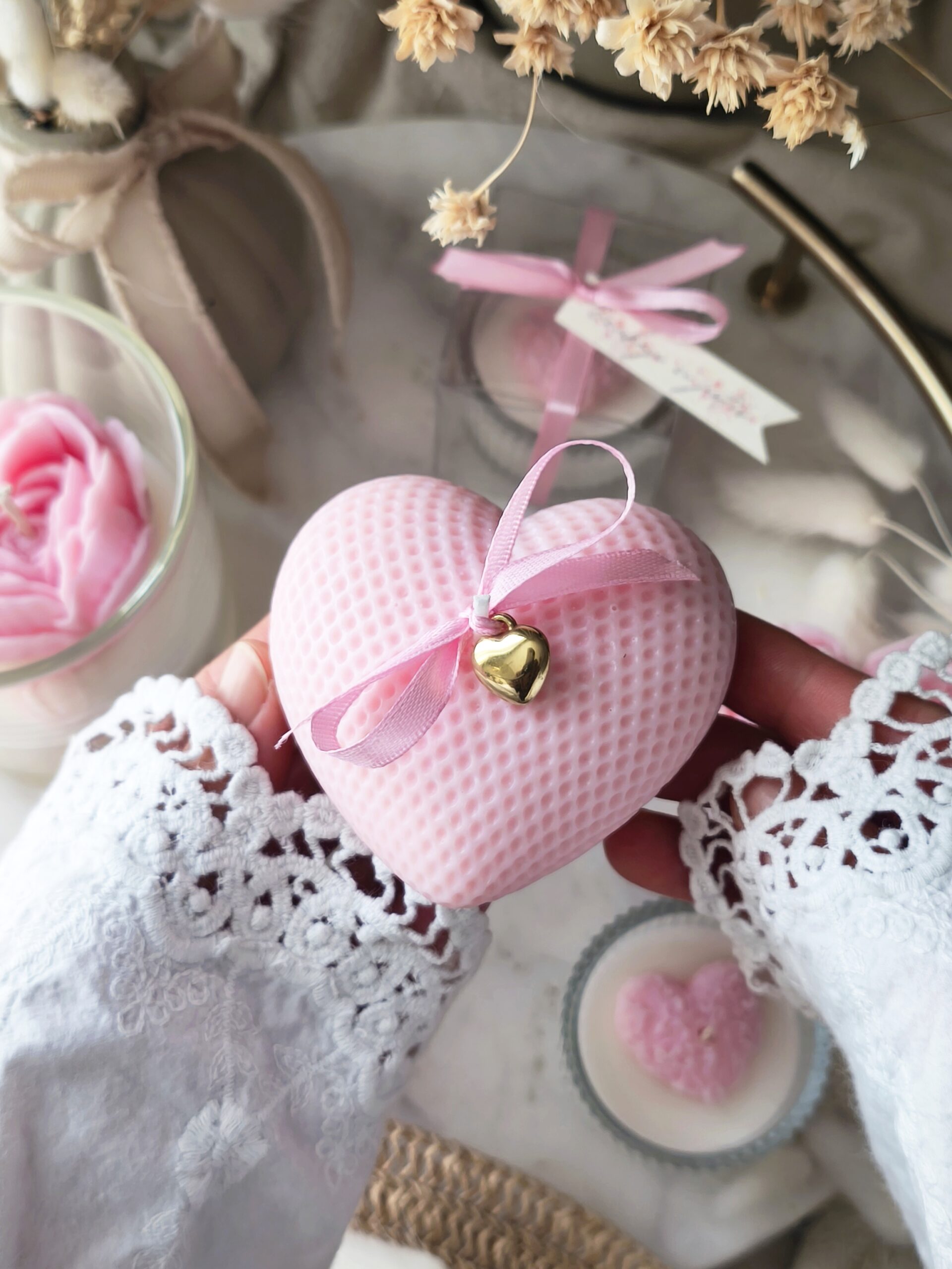 Świeca sojowa Serce Miłości - obrazek 2