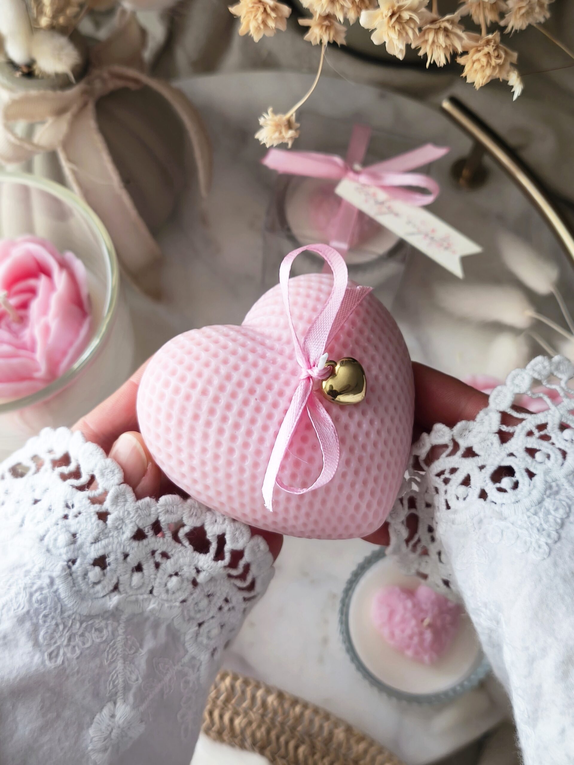 Świeca sojowa Serce Miłości - obrazek 4