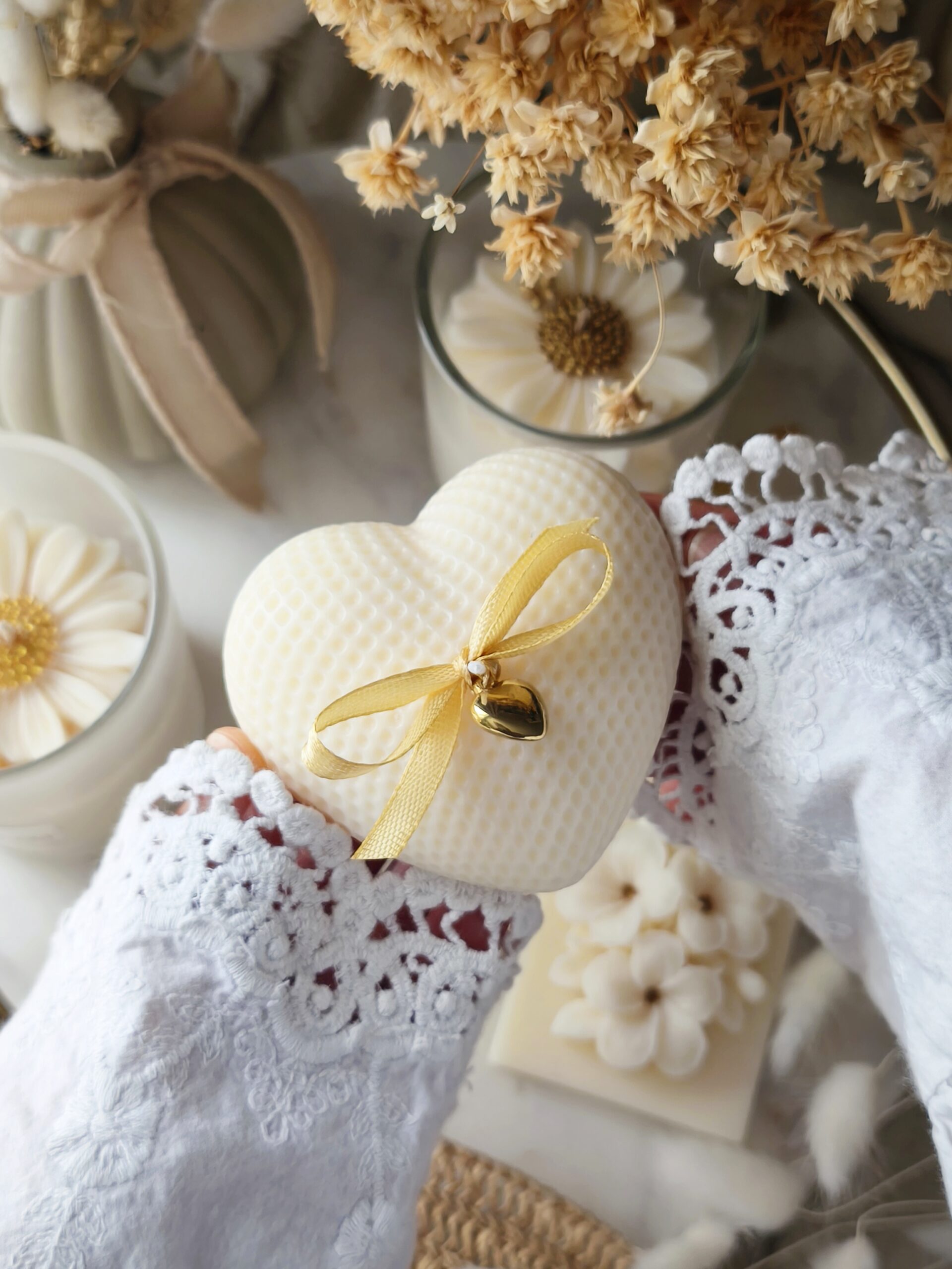 Świeca sojowa Serce Miłości