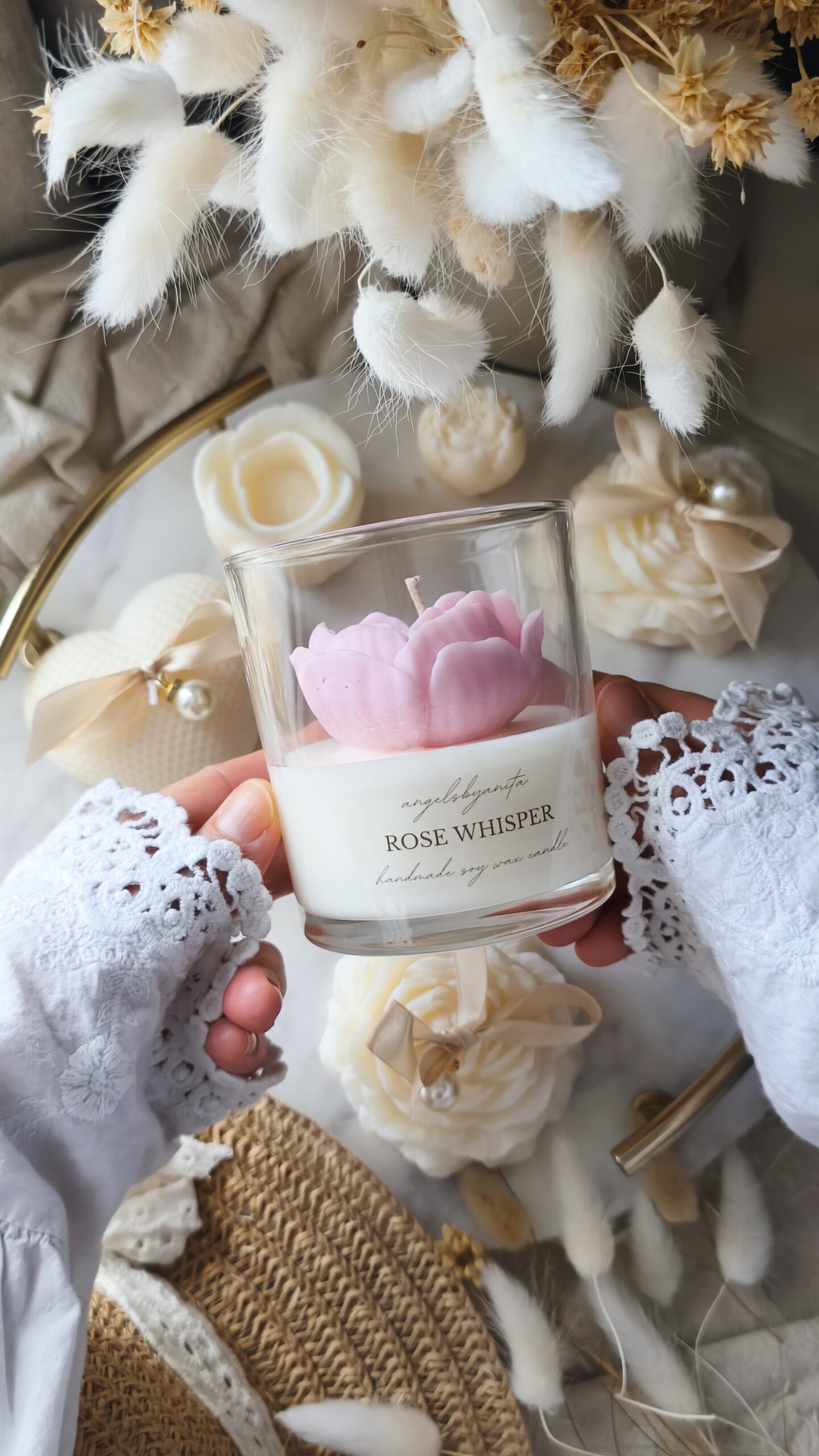 Świeca sojowa Rose Whisper - obrazek 4