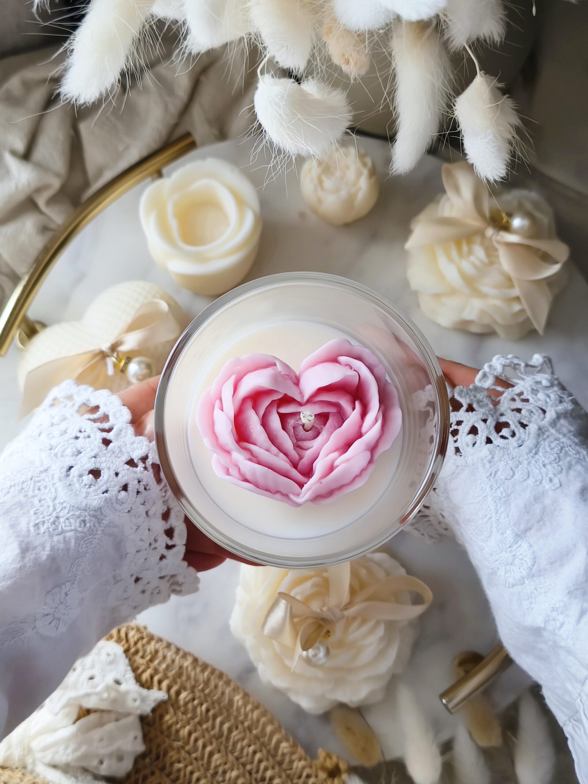 Świeca sojowa Rose Whisper - obrazek 2