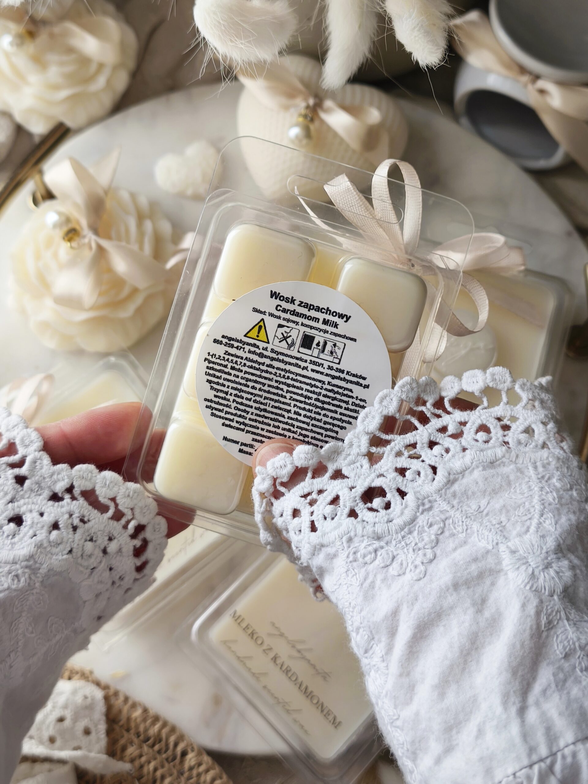 Wosk zapachowy Mleko z kardamonem - obrazek 7
