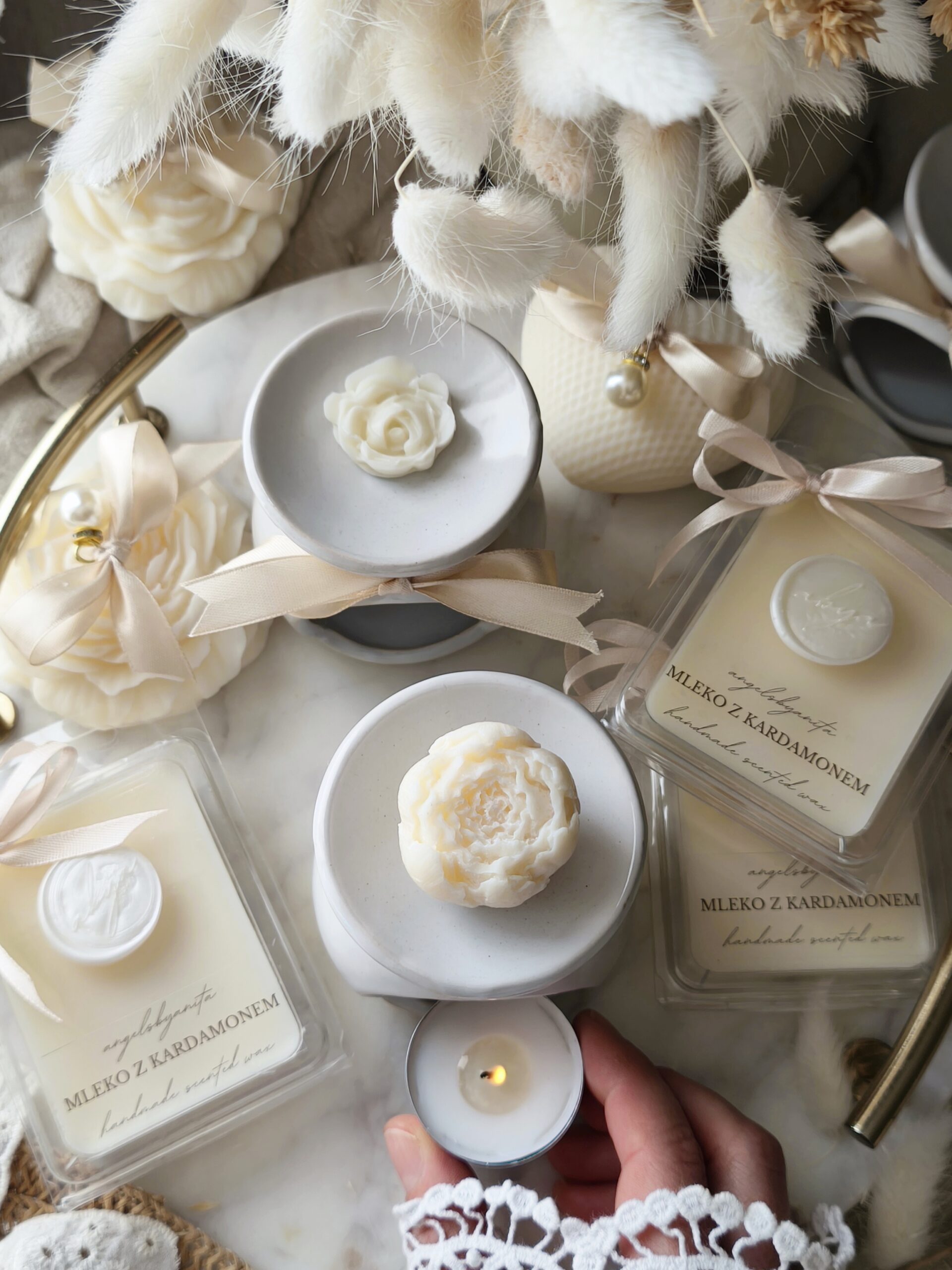 Wosk zapachowy Mleko z kardamonem - obrazek 4