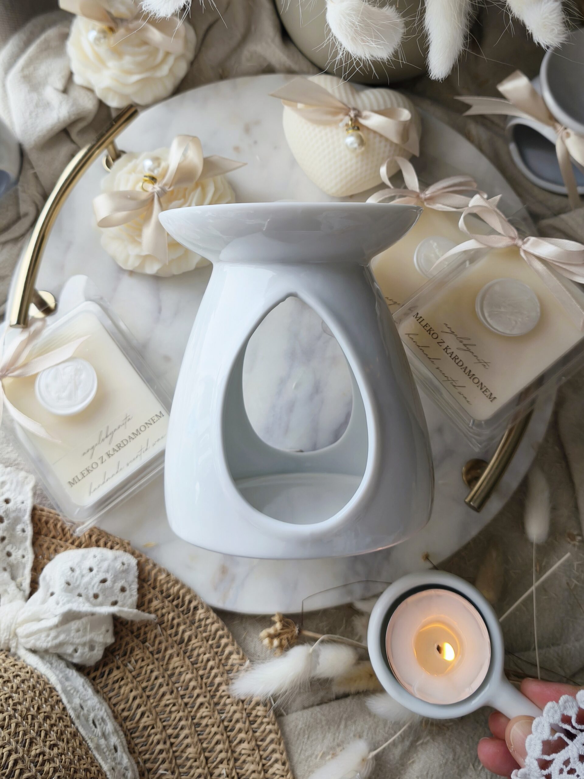 Wosk zapachowy Mleko z kardamonem - obrazek 3